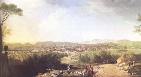 Thomas Patch A distant View of Florence (mk25) oil painting image